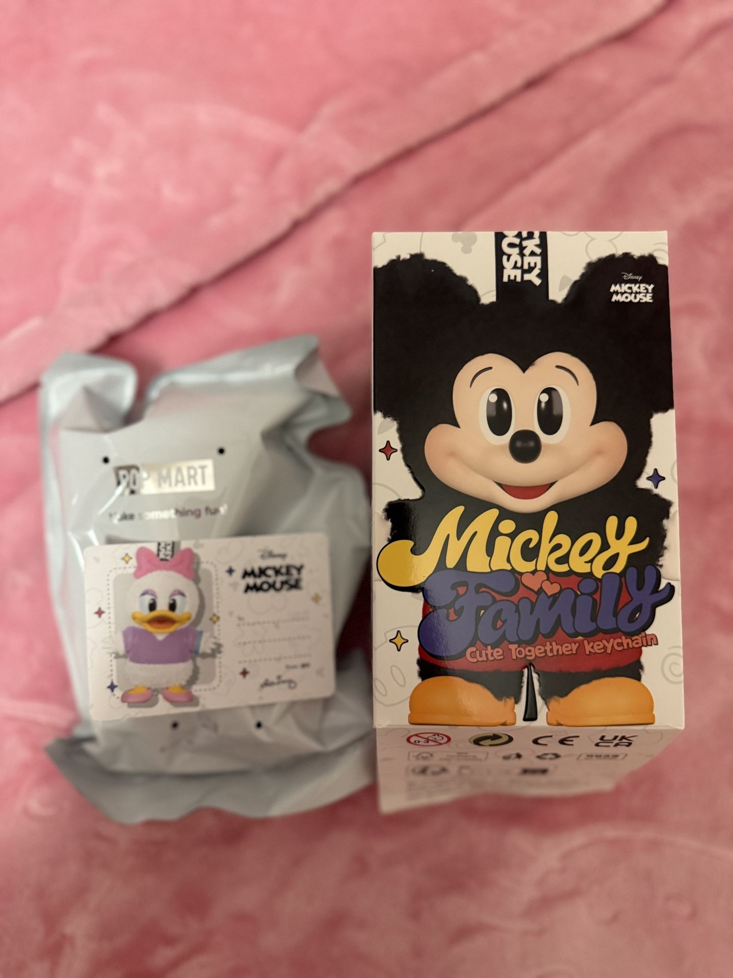 Mickey And Family Keychain Plush