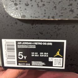 Jordan’s 4 Retro 