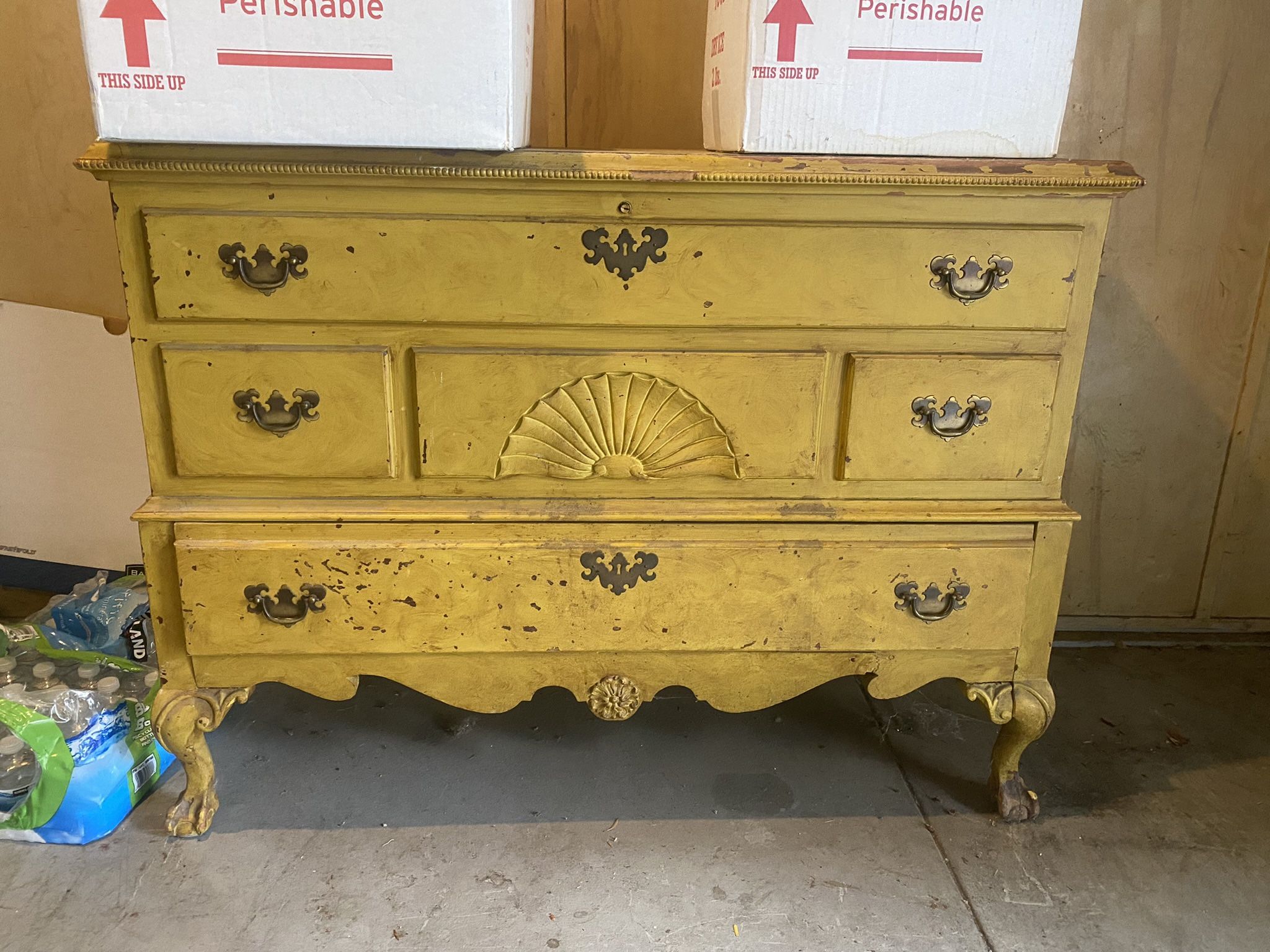 Furniture flipper’s Dream blue bird hope chest
