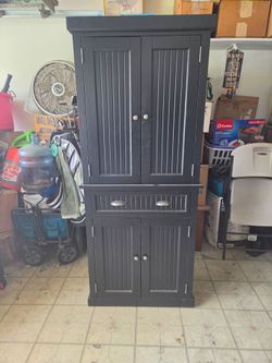 Black dresser cabinet