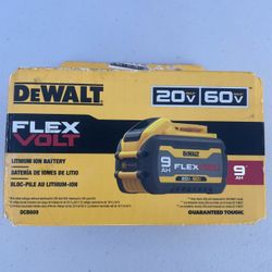 20/60V Batteries 9 & 6 AH  FLEXVOLT 