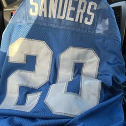 Barry Sanders 96 Throwback Mitchel And Ness