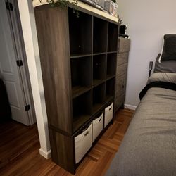 KALLAX Shelf unit, black-brown! 64 X 44 X 13