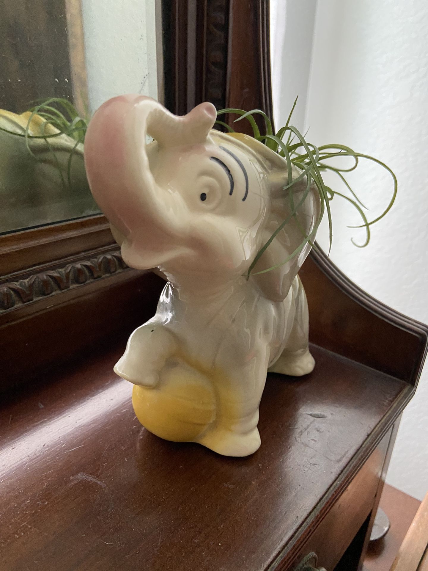 Vintage Elephant Decor Planter