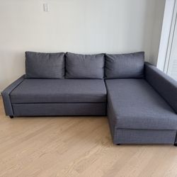 Moving Sale – IKEA FRIHETEN Sleeper Sectional Sofa (Skiftebo dark gray)
