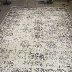 Vintage Style 9x12 Washable Area Rug 