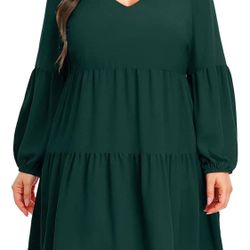 New w/out tags size 2XL Long Sleeve Dress