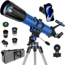 HUGERSTAR Astronomical Telescope 90mm Aperture 800mm Professional Refractor