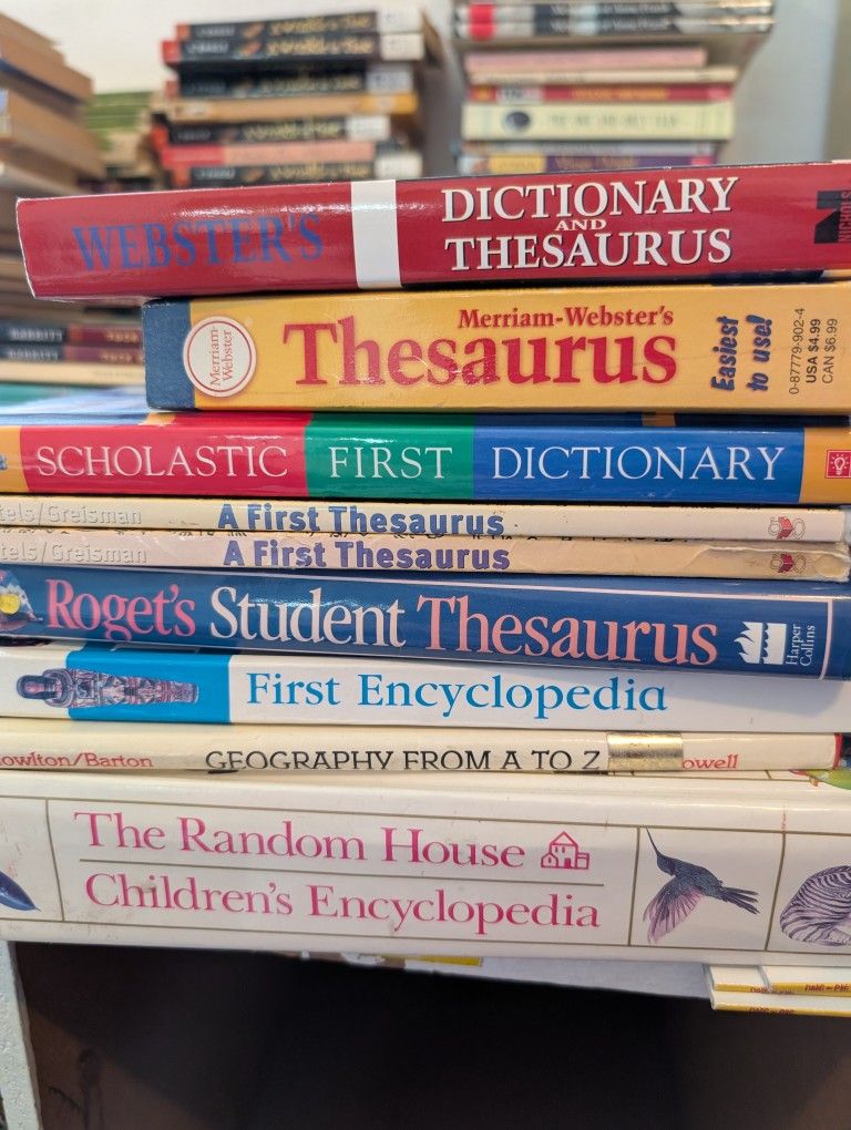 One Lot Of Children's DICTIONARIES/THESAURUS