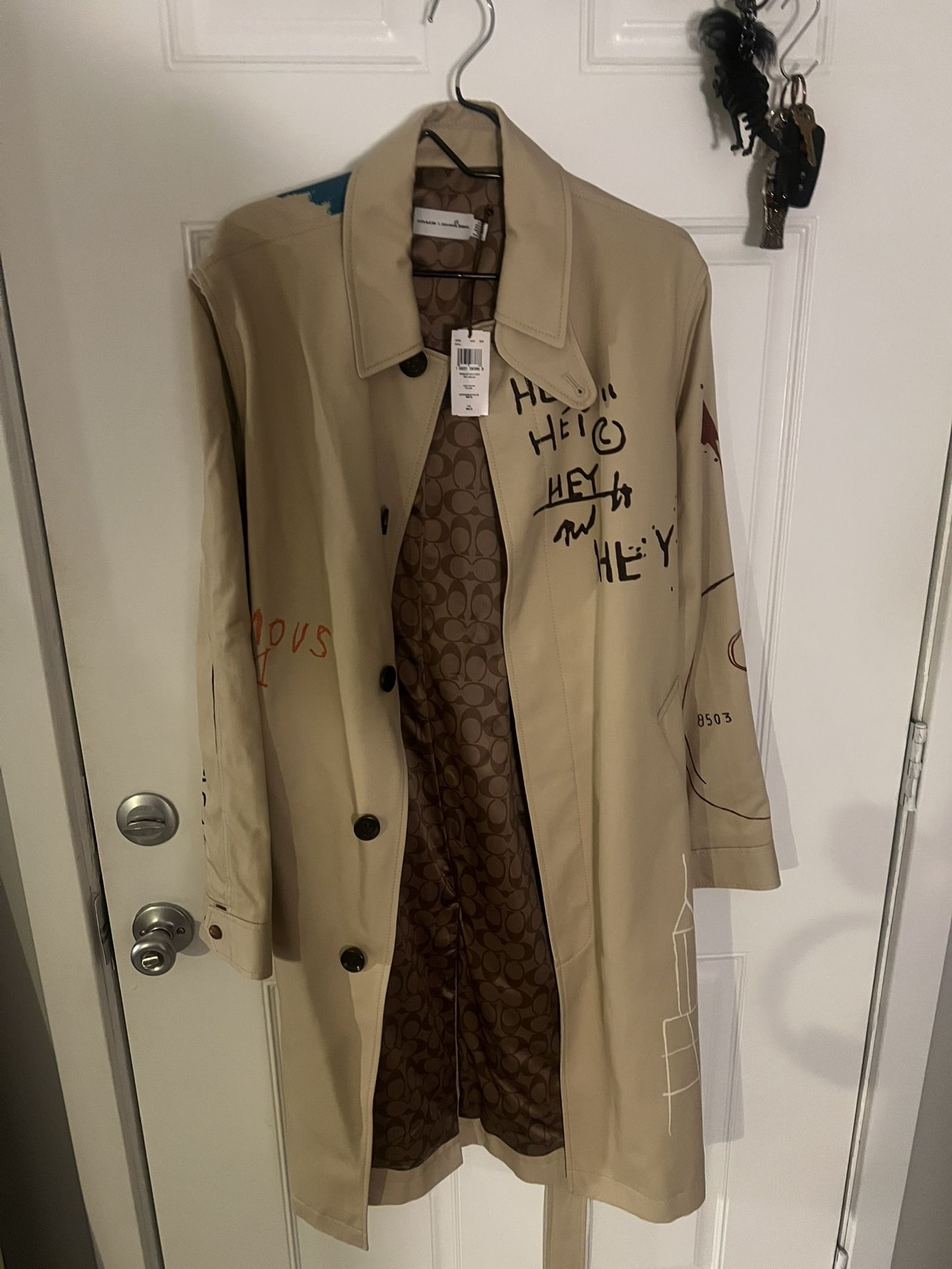 Coach X Basquiat Trench Coat NWT Never Worn