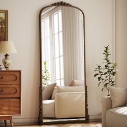 New Elegant Vintage Arched Full Length Standing Mirror
