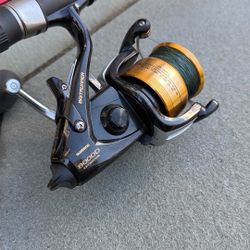 Shimano 8000D Baitrunner Fishing Pole Rod And Reel