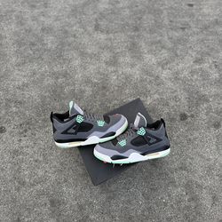 Jordan 4 Green Glow Size 10 Men Gently Worn