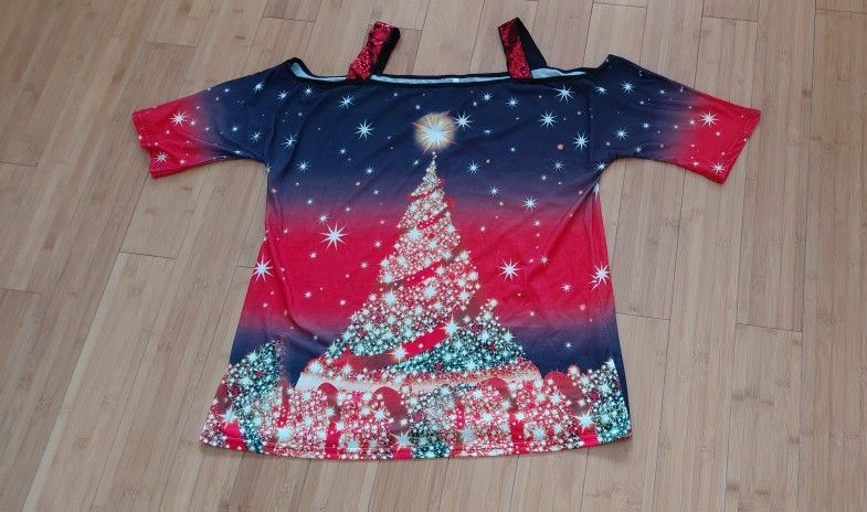 Womens off shoulder shirt size XLarge