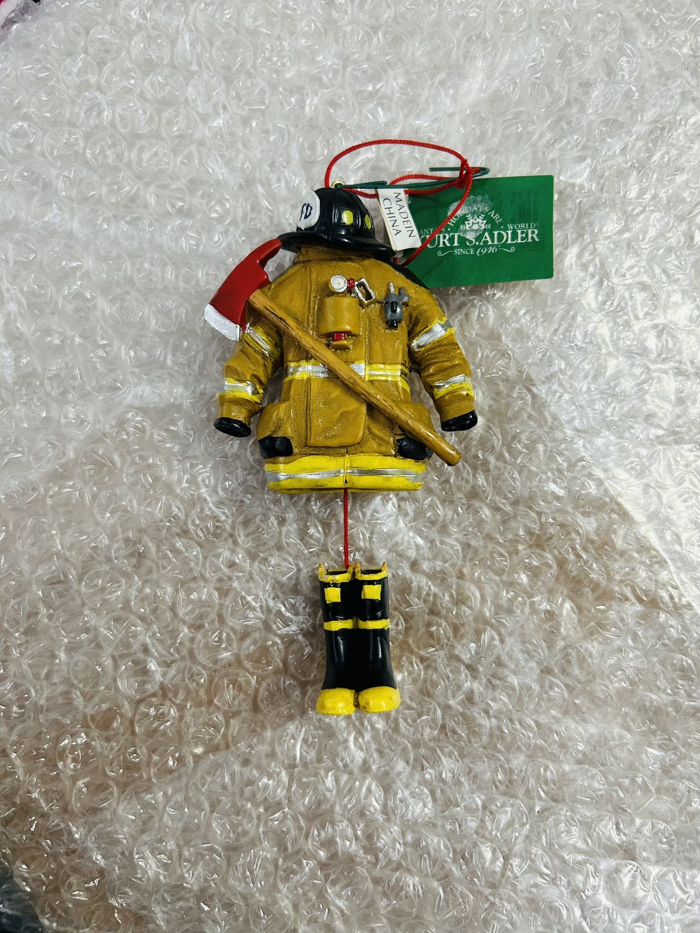 New Firefighter Ornament