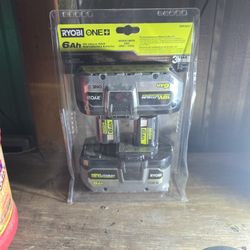 Ryobi 6ah High Performance Batteries 2 Pack