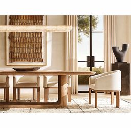 RH OSLO RECTANGULAR DINING TABLE 96“