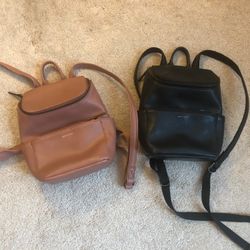 Matt and Natt Leather Mini Backpacks