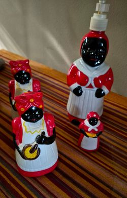 Vintage Mammy Figurine Set of 4