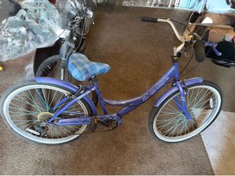 Beach bike purple