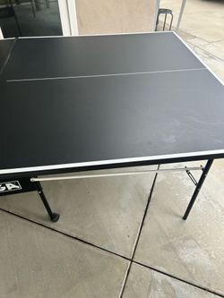 STIGA Folding Table Tennis Black Indoor Outdoor Ping Pong Table , Equipment, and Table Cover