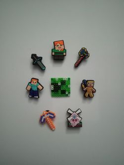 Minecraft Croc Charms 