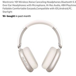 Wentronic Y01 Wireless Noise Cancelling Headphones