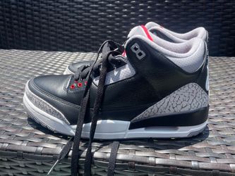 Air Jordan 3 Retro Black Cement Sneakers