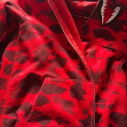 Bape Jacket Red 