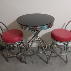 Table And Bar Stools