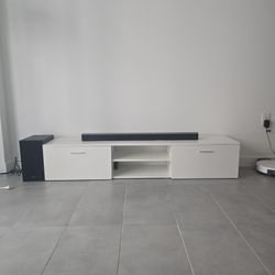White TV Stand