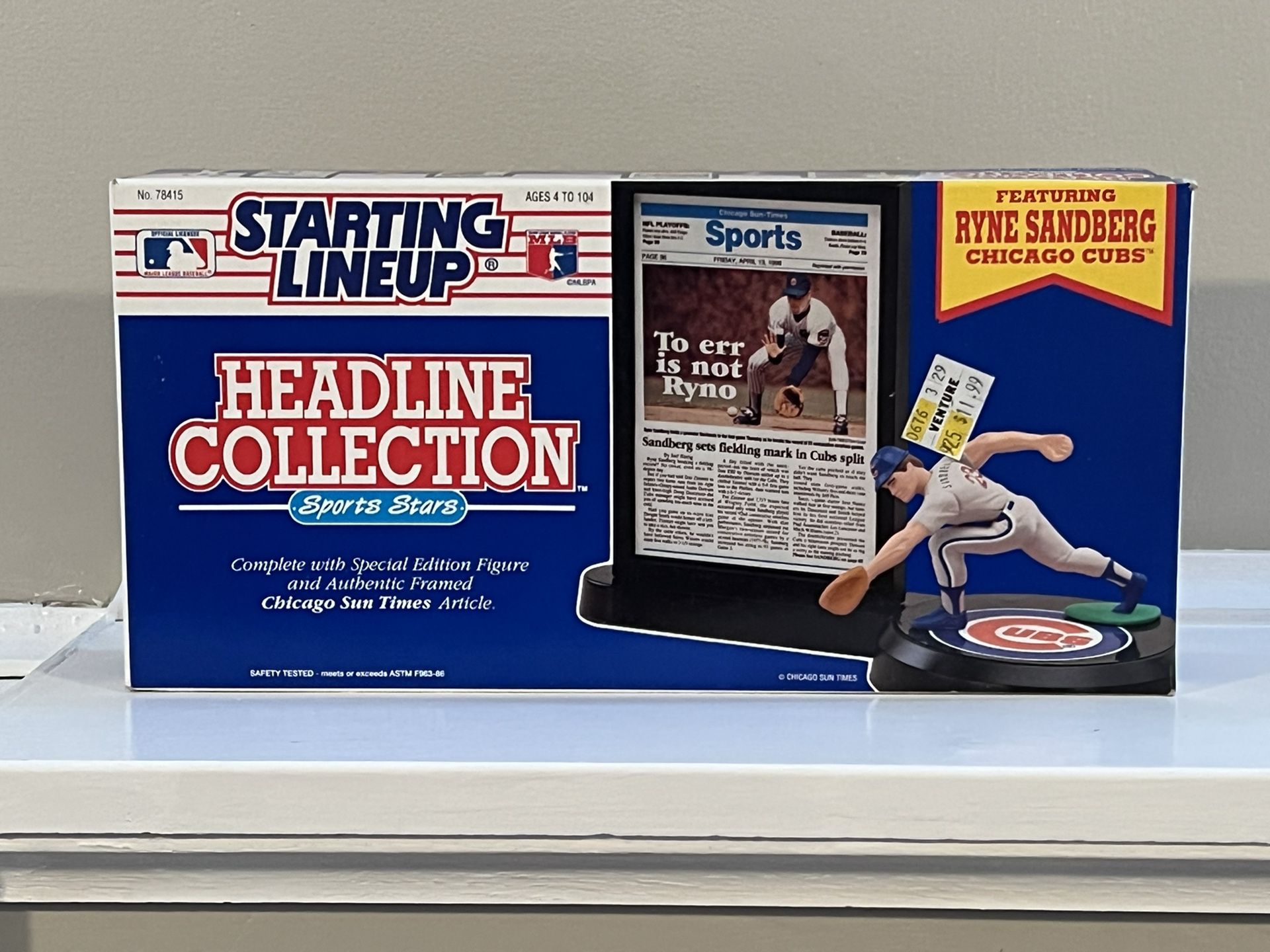 1992 Ryne Sandberg Headline Collection Starting Lineup for Sale