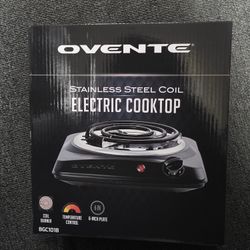 NEW OVENTE Stainless Steel Coil Electric Cooktop 