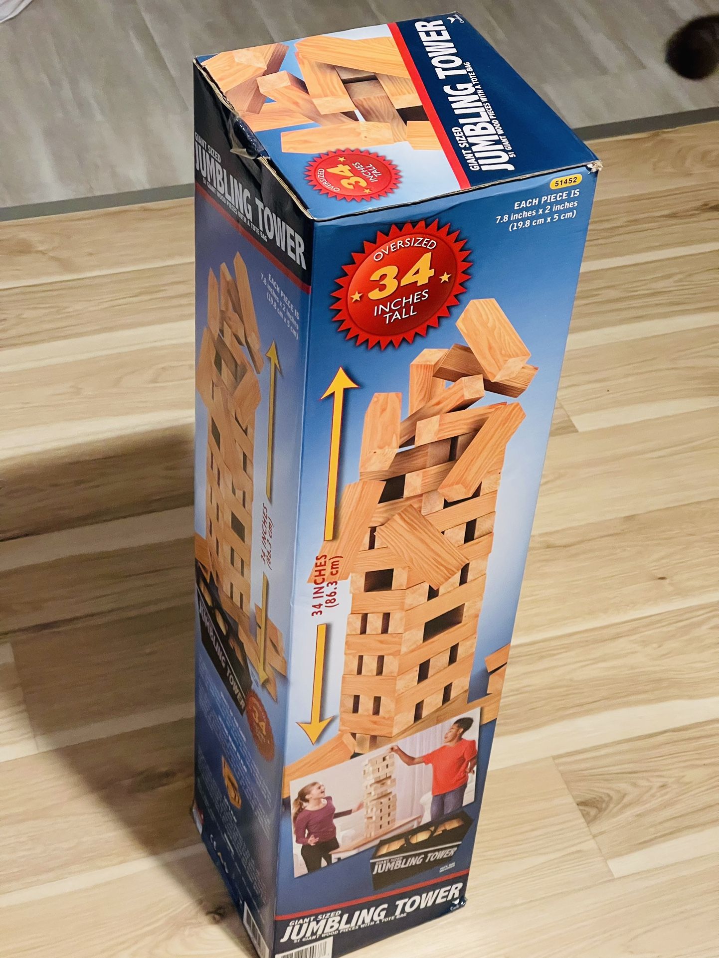 Giant Sized Jumbling Tower Like Jenga 