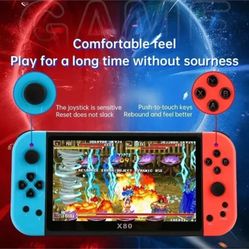 New X80greenblue Handheld Game console 7 inch HD Output Retro Game Cheap Chil...