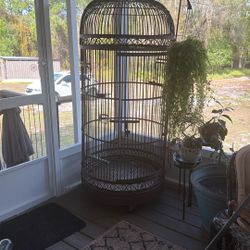 Large Iron Bird Cage