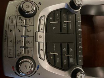 2012-2015 Chevy Equinox radio a/c panel