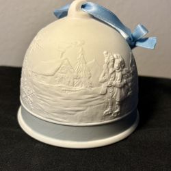 Vintage Lladro Winter Bell Christmas Ornament 1994