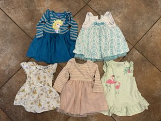 12 Month Baby Girl Dress Bundle 