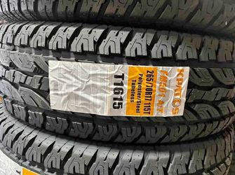 265/70/17 Set De Llantas AT