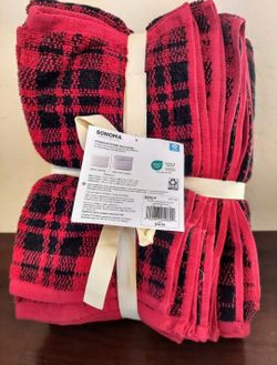 (New) 6 PC Bath Towel set  (2 Wash Cloths 2 Hand Towels 2 Bath Towels 