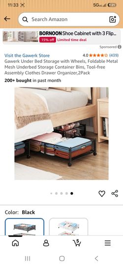 Under bed storage