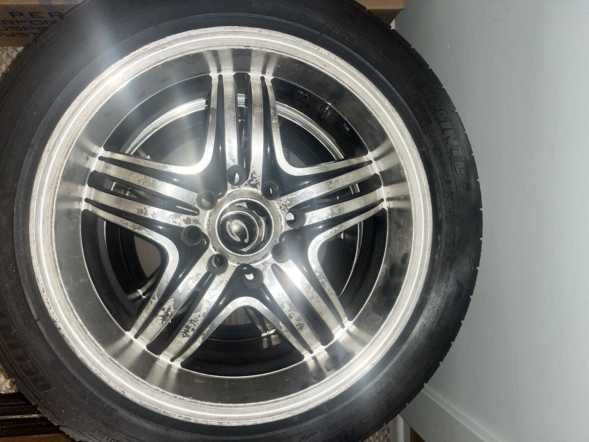 2 New Wheels And Honda Gasket Kit