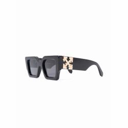 Off White Catalina black and gold sunglasses