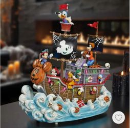 Disney Animated Halloween Pirate Ship - In Original Box (Costco)