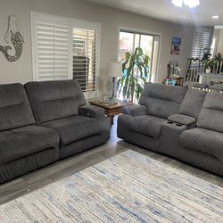 Sofa Couch and love seat recliners