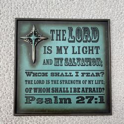 Wall Frame - Psalm 27:1