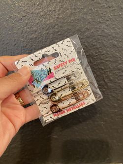 Safety Pin barrette Hair Accessory