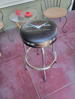 Fender Guitar Custom Bar Stool LIKE NEW
