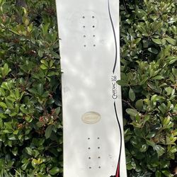 vintage early 2000s Option Cardiac 156 snowboard 